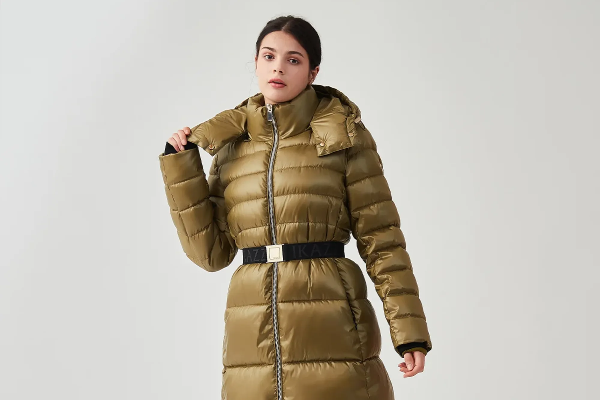 Embrace Winter Elegance with IKAZZ's Women's Long Puffer Coat Style, Warmth, and Flattery