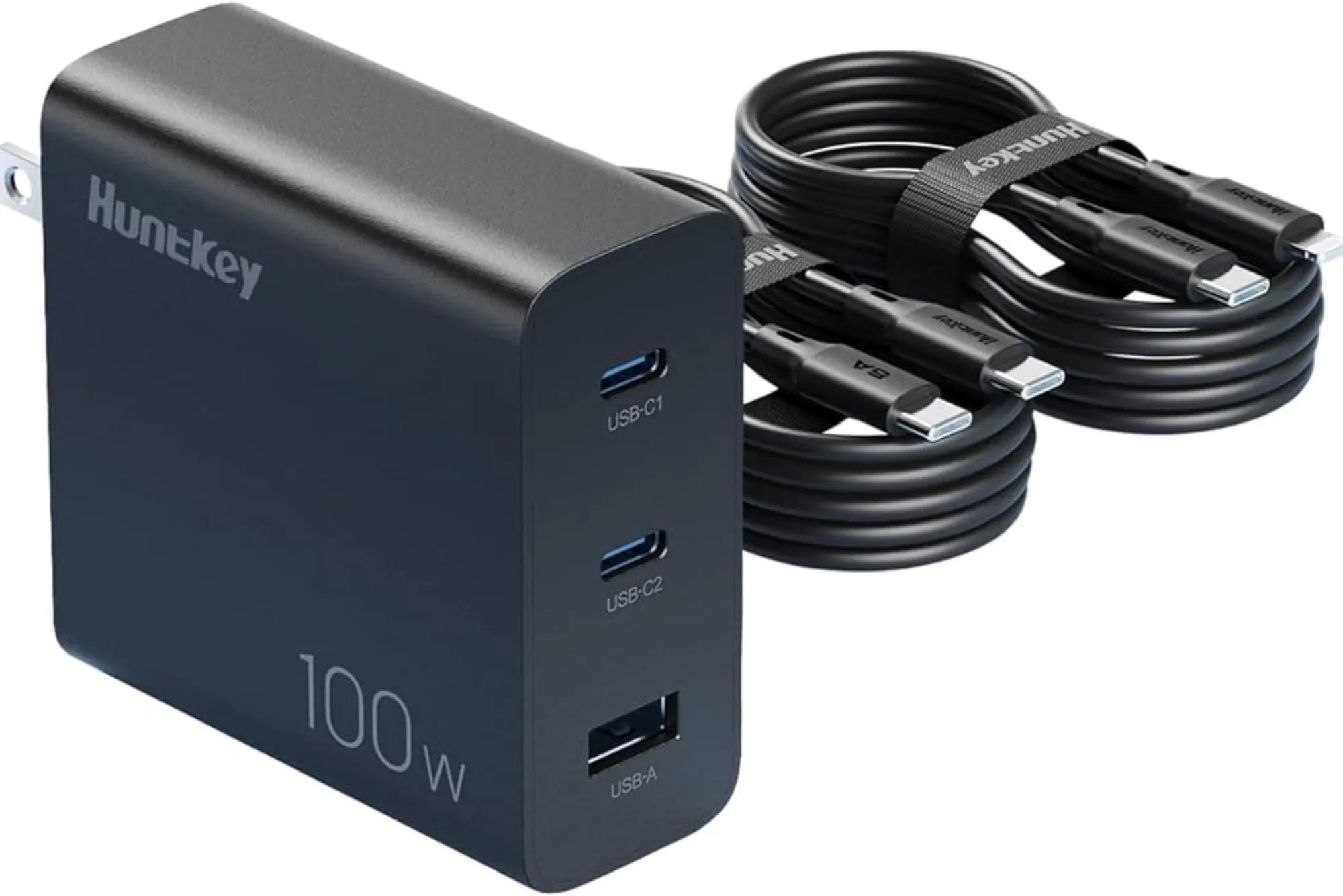 Discover the Power and Efficiency of Huntkey's 100W GaN Fast Charger for Laptop Battery Charging