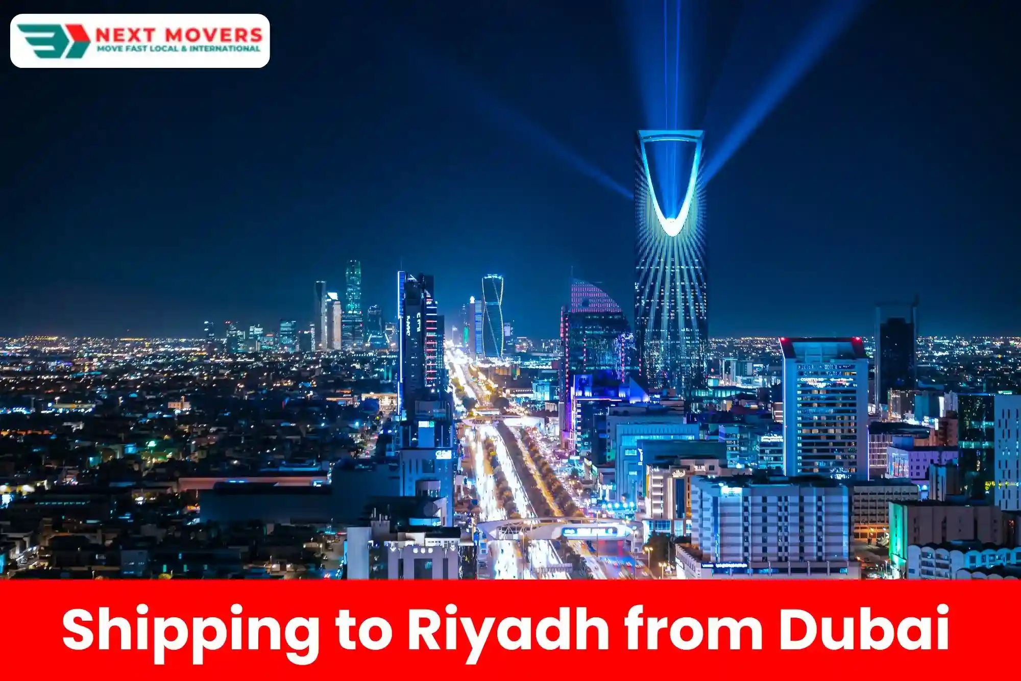 Shipping to Riyadh from Dubai