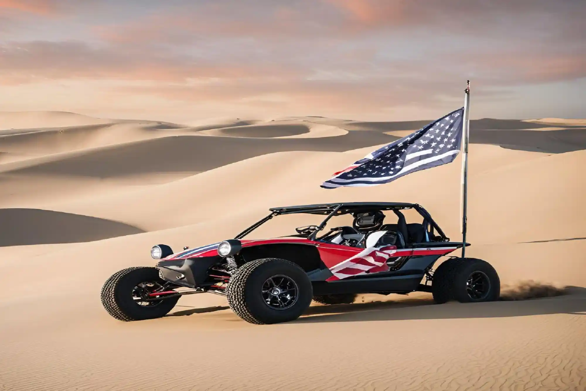 Sand Flag Bearer Dune Buggy