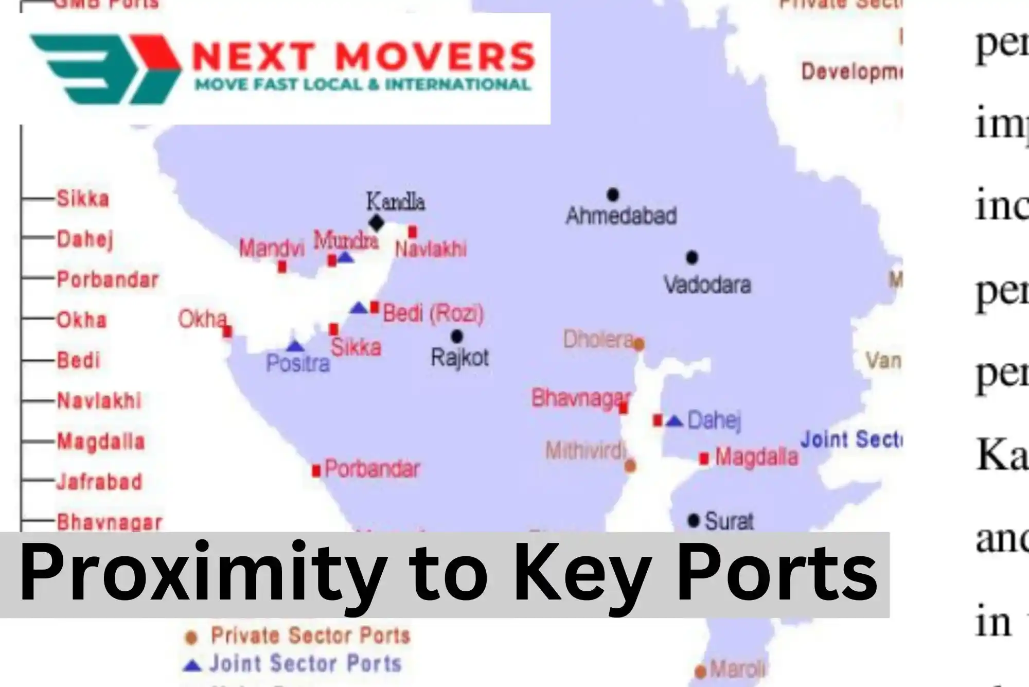 Proximity to Key Ports