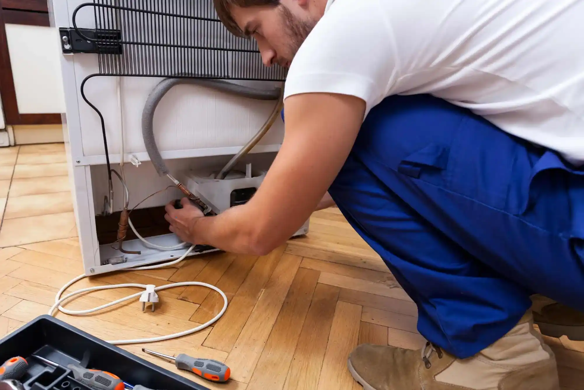Refrigerator Repair for Blocked Drain Pipe