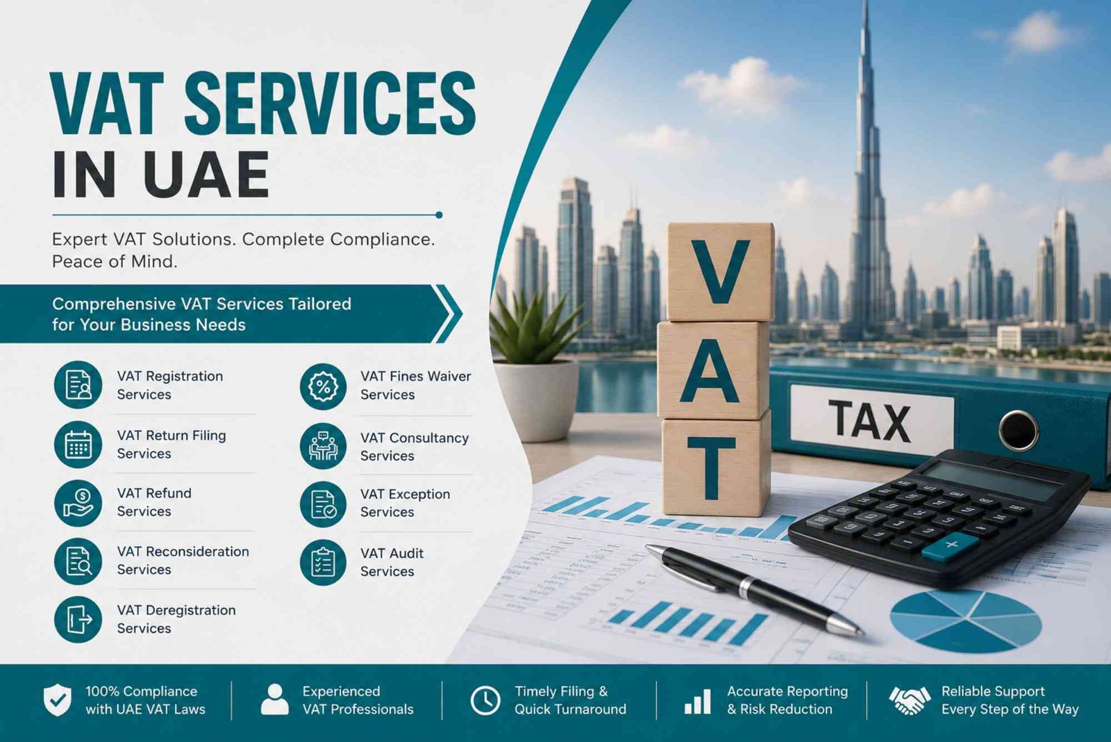 VAT Services in UAE by Xact Auditing