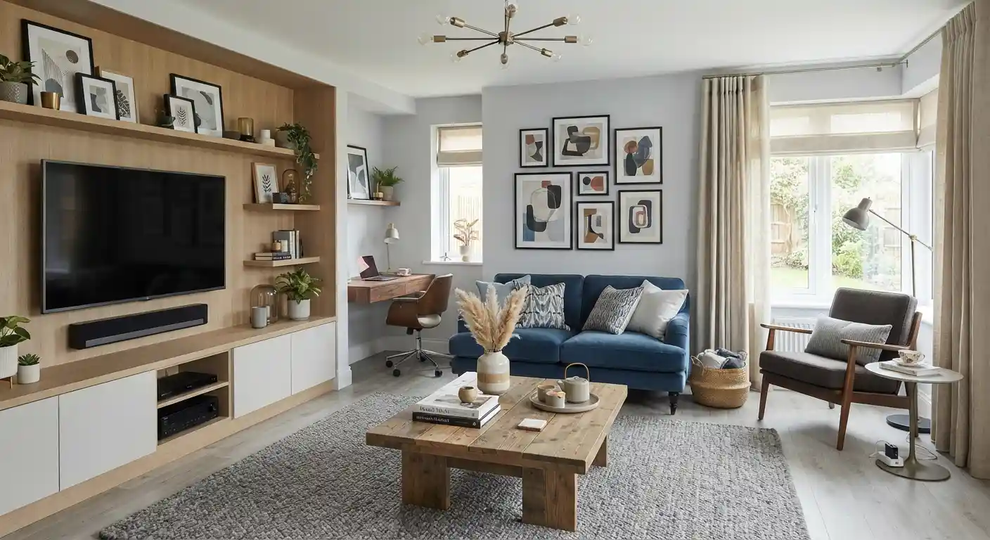Living Room More Stylish and Functional